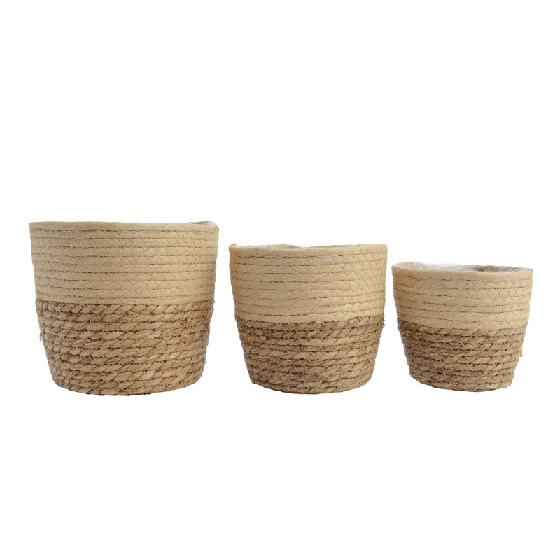 Vaso in Corda Beige