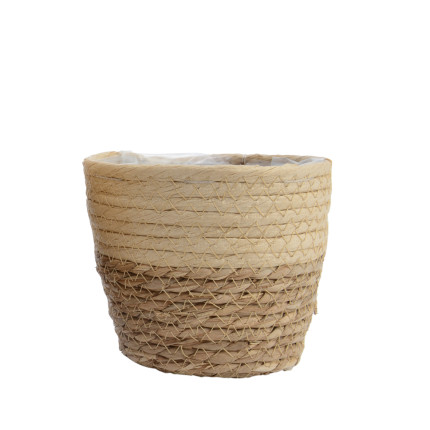 Vaso in Corda Beige
