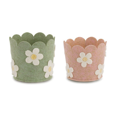 Cestino Margherite in Feltro