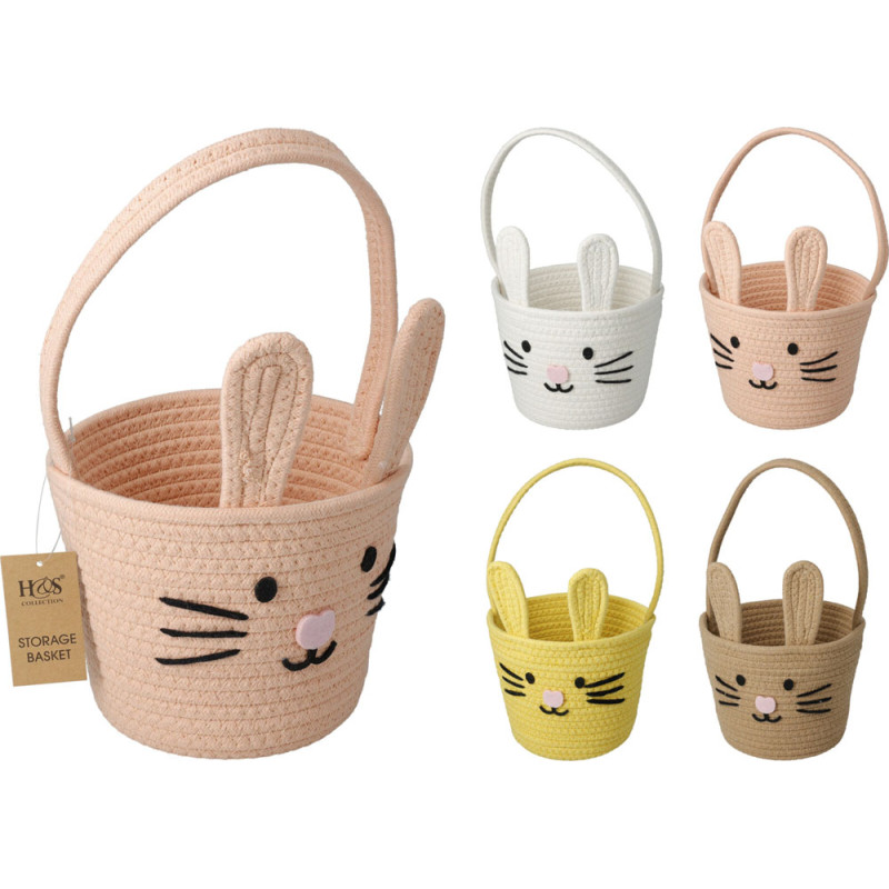 Cestino Coniglietto con Manico