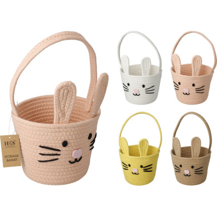 Cestino Coniglietto con Manico