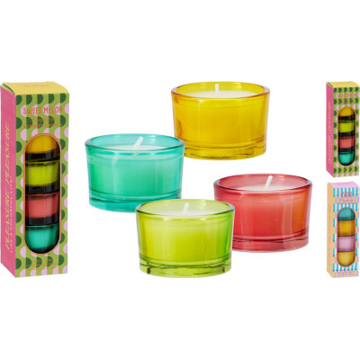 Tealight Colorate (4 Pezzi)