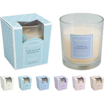 Candela Pastello in Vetro