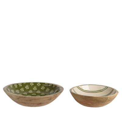 Ciotola in Legno di Mango Smaltata