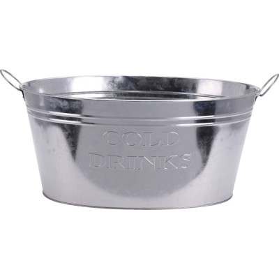 Secchio Ovale in Zinco Cold Drinks