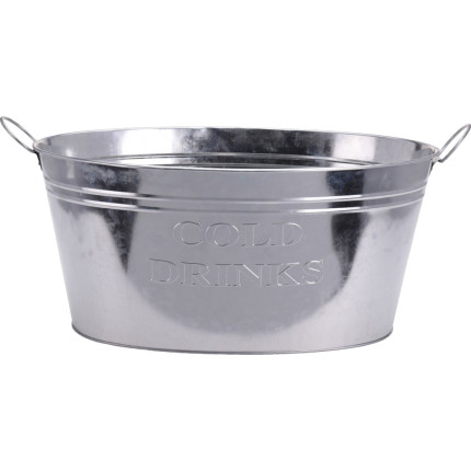 Secchio Ovale in Zinco Cold Drinks