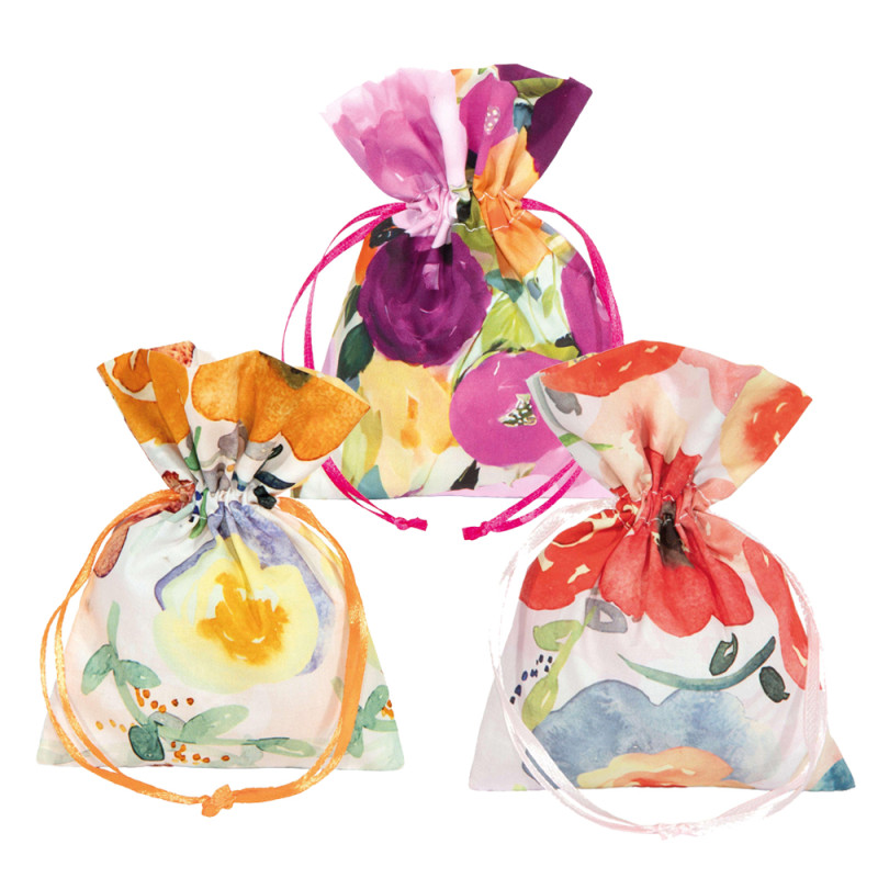 Sacchettino Portaconfetti Acquerello con Cordini
