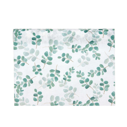 Runner in Tessuto con Foglie di Eucalipto
