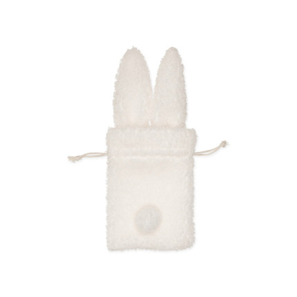 Sacchettino Peluche Con Orecchie Coniglio