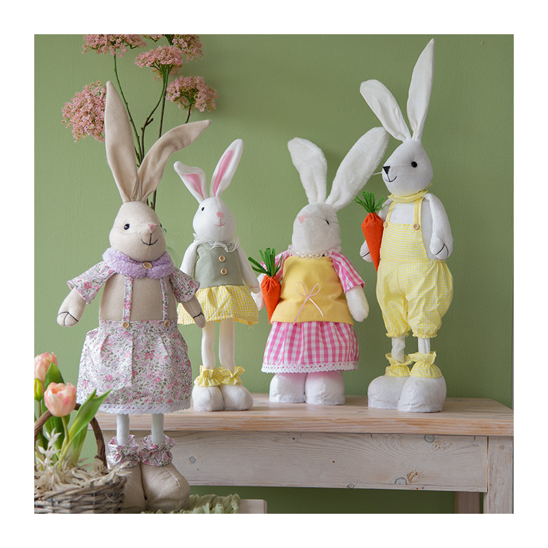 Coniglietto con Carota con Zampe Allungabili