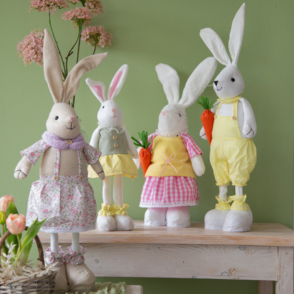 Coniglietto con Carota con Zampe Allungabili