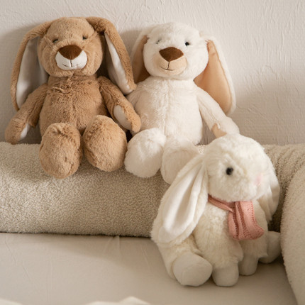 Coniglietto Pasquale di Peluche con Fiocco