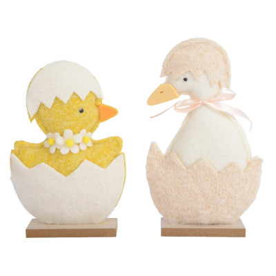 Animaletti in Uovo Schiuso su Base