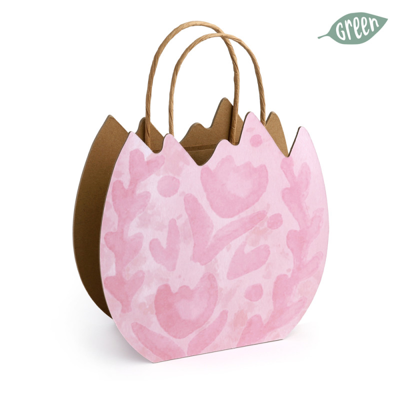Paper Bag Uovo Spring Rosa