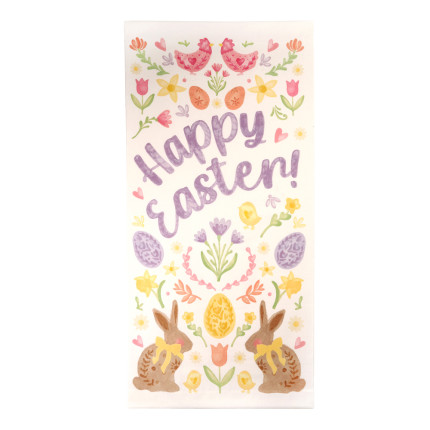 Runner Happy Easter in Tessuto