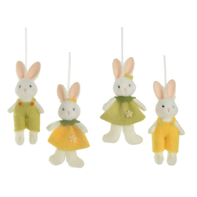 Coniglietto con Vestito in Feltro