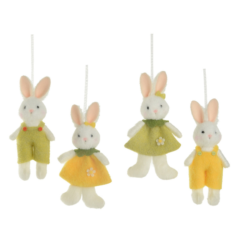 Coniglietto con Vestito in Feltro