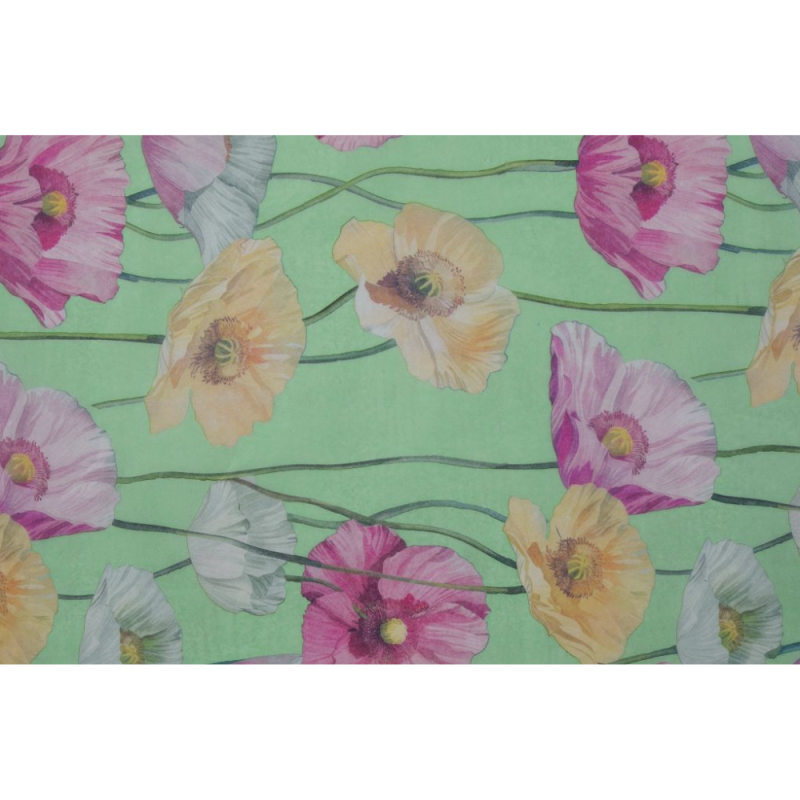 Fogli Carta Velina Poppy Verde Mandorla