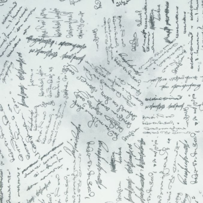 Fogli Carta Velina Script Bianco