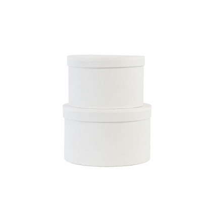 Scatola Eva Tonda Bianca