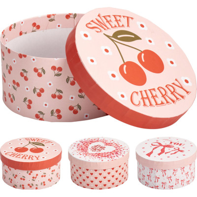 Scatola Tonda Love Rosa