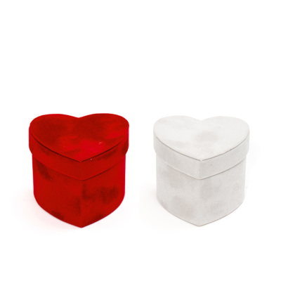 Mini Scatola Cuore Velvet
