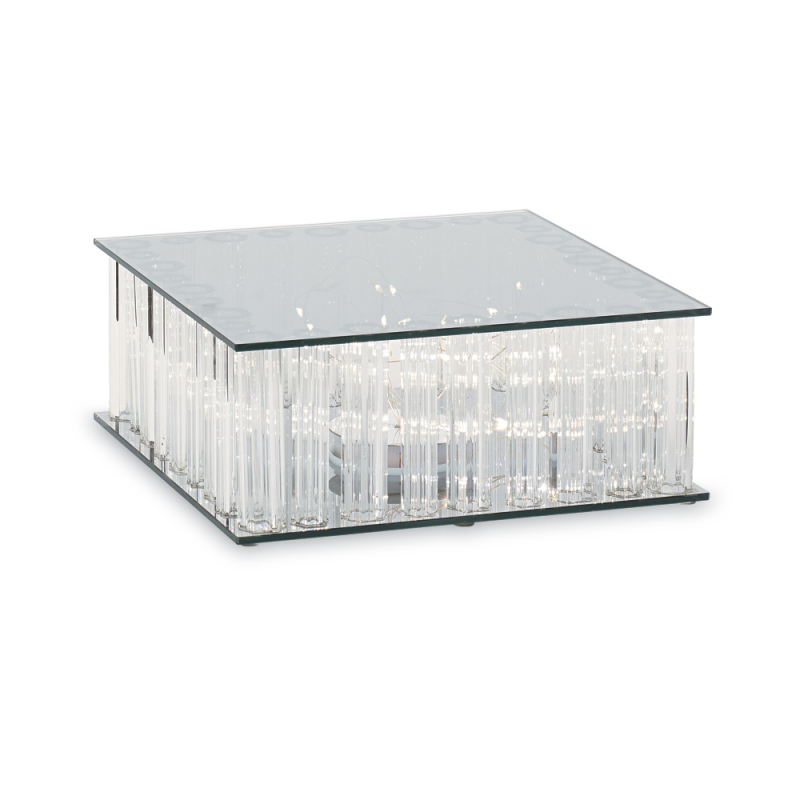 Alzata in Vetro con Led Media