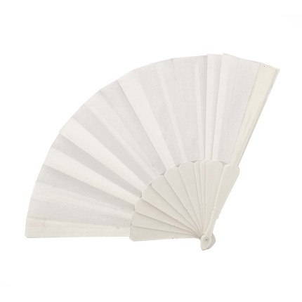 Ventaglio Bianco in Stoffa