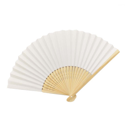 Ventaglio in Carta con Manico Legno