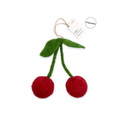 Ciliegia Decorativa in Tessuto