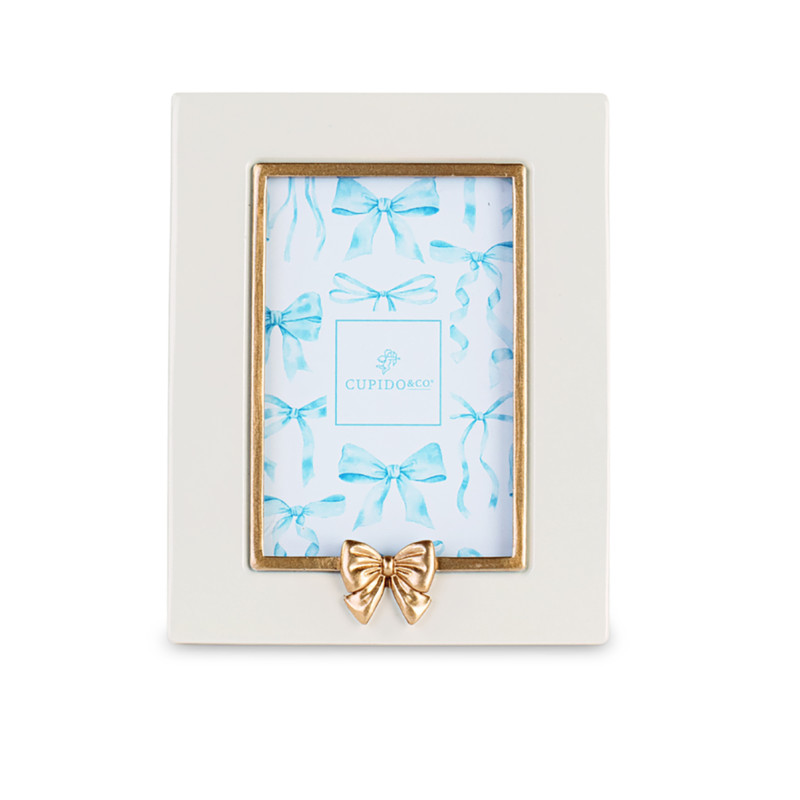 Portafoto in Resina con Fiocco