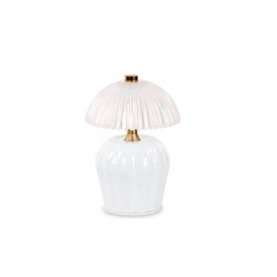 Lampada in Vetro Bianca 14,5cm