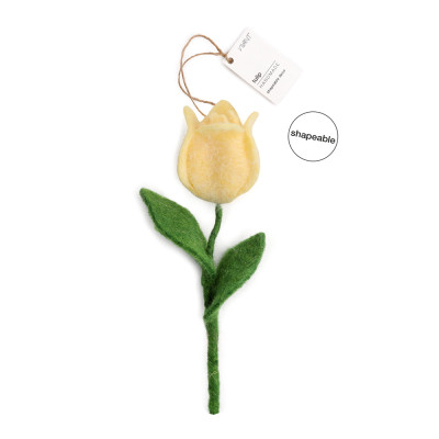 Tulipano in Tessuto Panna