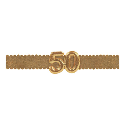 Fascetta Decorativa 50 Oro