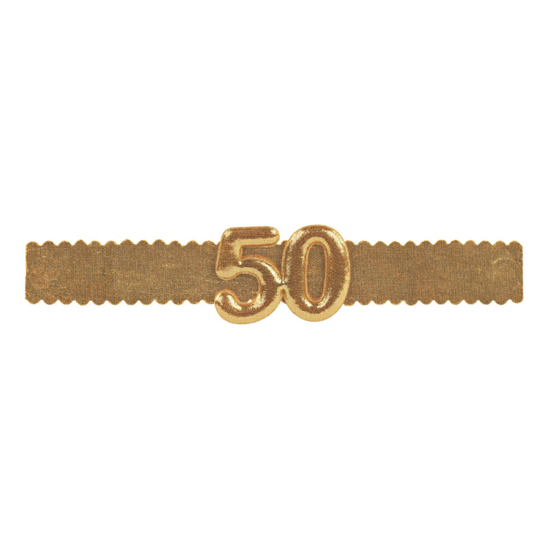 Fascetta Decorativa 50 Oro