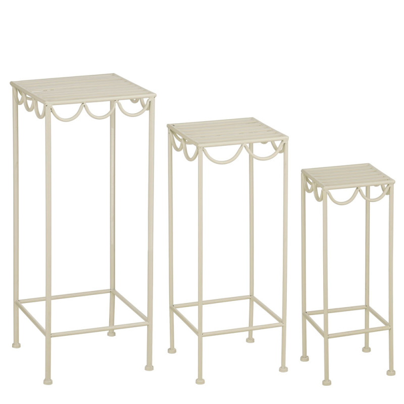 Alzata Rosalie in Metallo Bianco