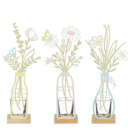 Porta Tealight Vaso Fiori