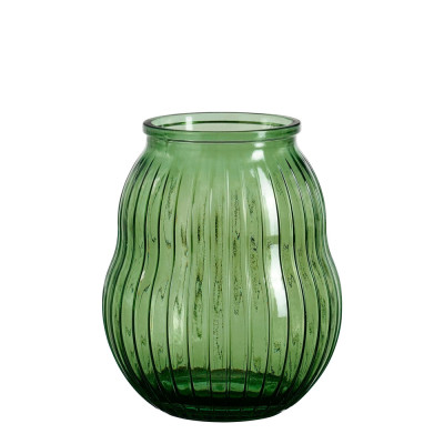 Vaso Sandy In Vetro Plissè