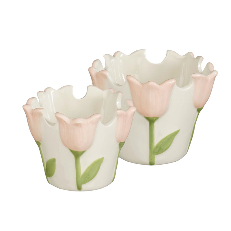 Vaso Tulip Bianco