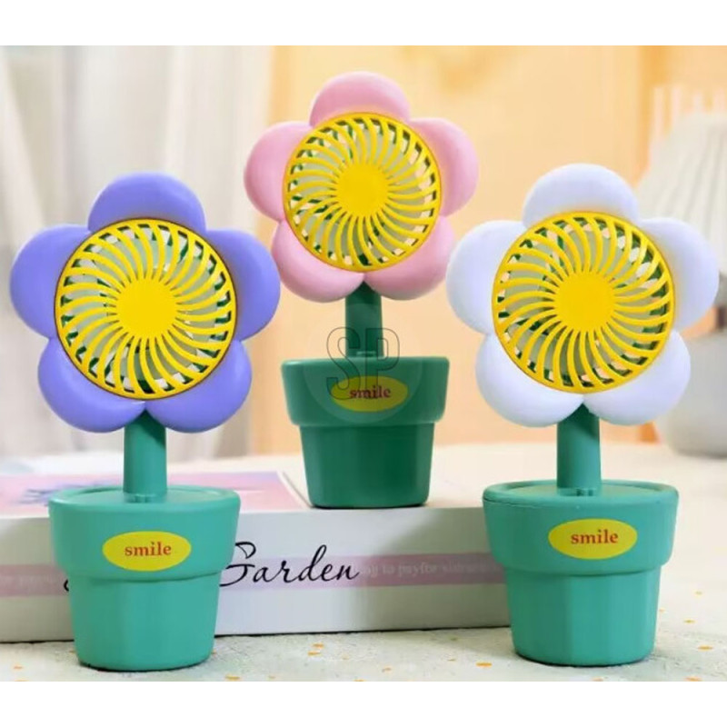 Ventilatore da Scrivania USB a Fiore