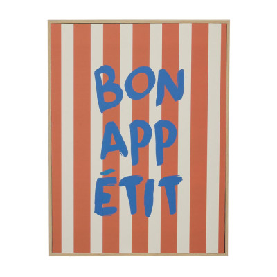 Quadro Righe Con Appétit