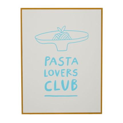 Quadro Pasta Lovers Club