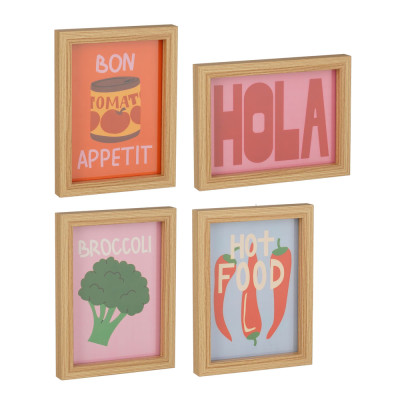 QUuadretti Food Decorativi 15x20cm (4 Pezzi)