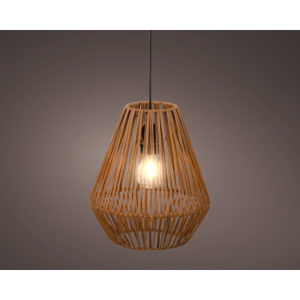 Lampada a Sospensione in Vimini per Esterno