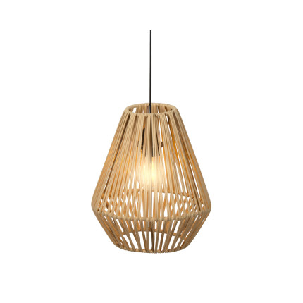 Lampada a Sospensione in Vimini per Esterno