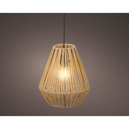 Lampada a Sospensione in Vimini per Esterno