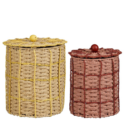 Cesto in Corda con Coperchio