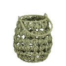 Lanterna in Corda Verde con Manico