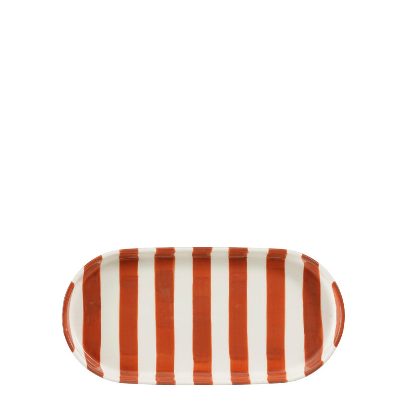 Piatto Ovale Neva Rosso