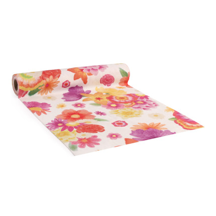 Runner Flower In Tessuto 300X28cm